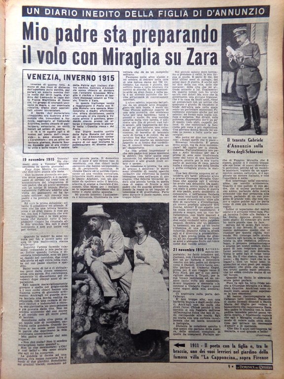 La Domenica del Corriere 18 Maggio 1952 Montessori Leonardo da … | Immagine Gallery 4