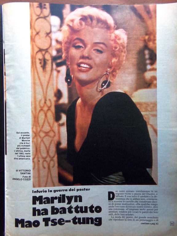 La Domenica del Corriere 18 Maggio 1978 Vallanzasca Moro Marilyn …