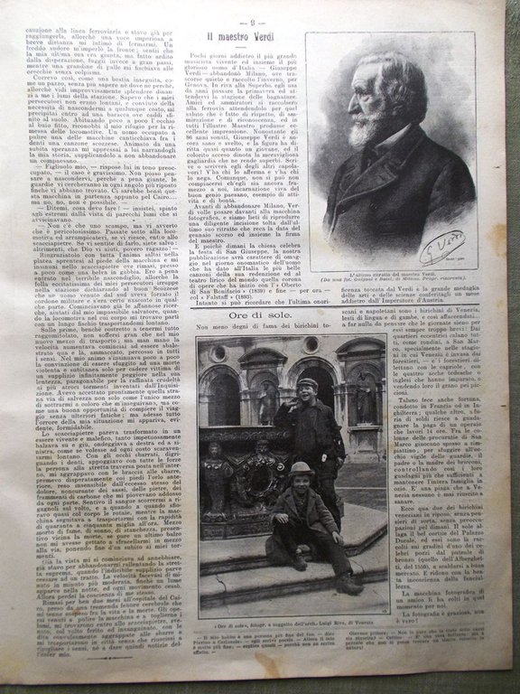 La Domenica del Corriere 18 Marzo 1900 Verdi Joachim Atletica …