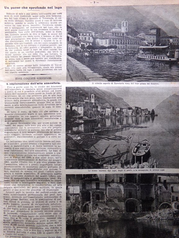 La Domenica del Corriere 18 Marzo 1906 Tavernola Zichy Catastrofe … | Immagine Gallery 2