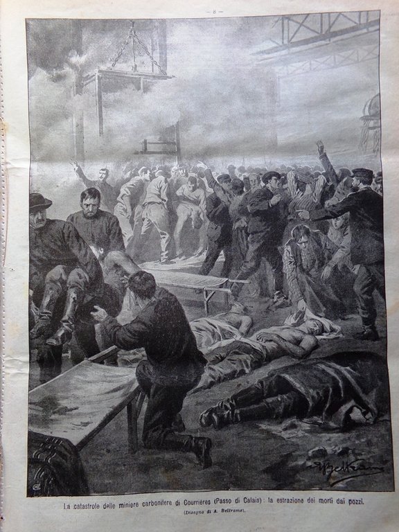 La Domenica del Corriere 18 Marzo 1906 Tavernola Zichy Catastrofe … | Immagine Gallery 4
