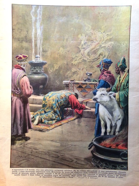 La Domenica del Corriere 18 Marzo 1934 Rasputin Londra Giganti …