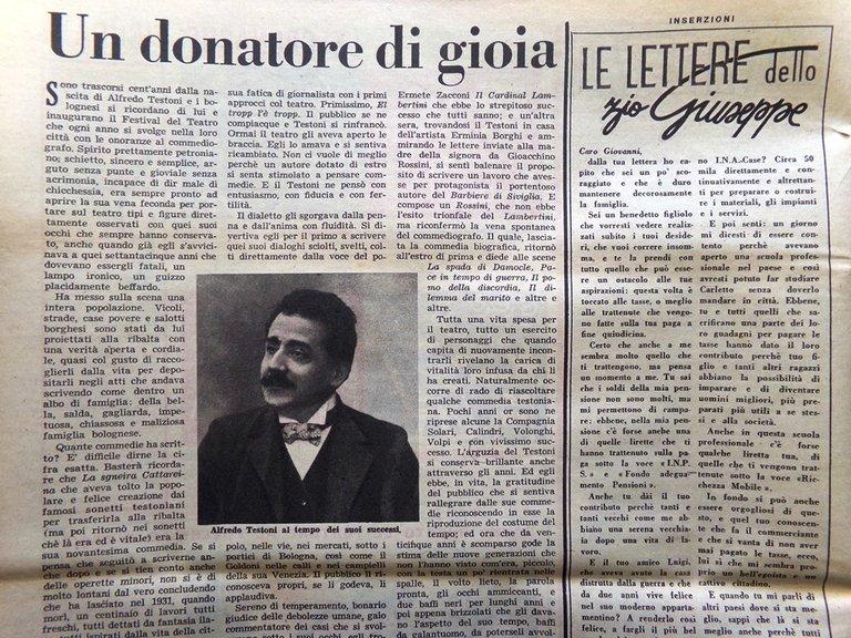La Domenica del Corriere 18 Marzo 1956 Testoni Pio XII …
