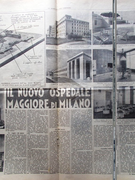 La Domenica del Corriere 18 Novembre 1939 WW2 Siluro Ospedale …