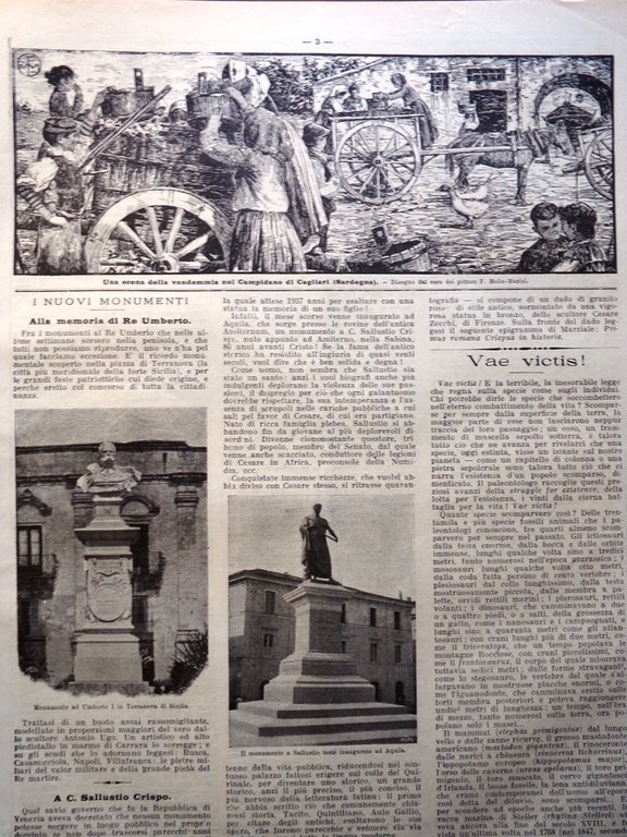 La Domenica del Corriere 18 Ottobre 1903 Apertura Galleria Sempione …