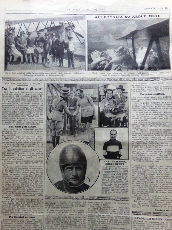 La Domenica del Corriere 18 Ottobre 1925 Locarno Pompei Marino …