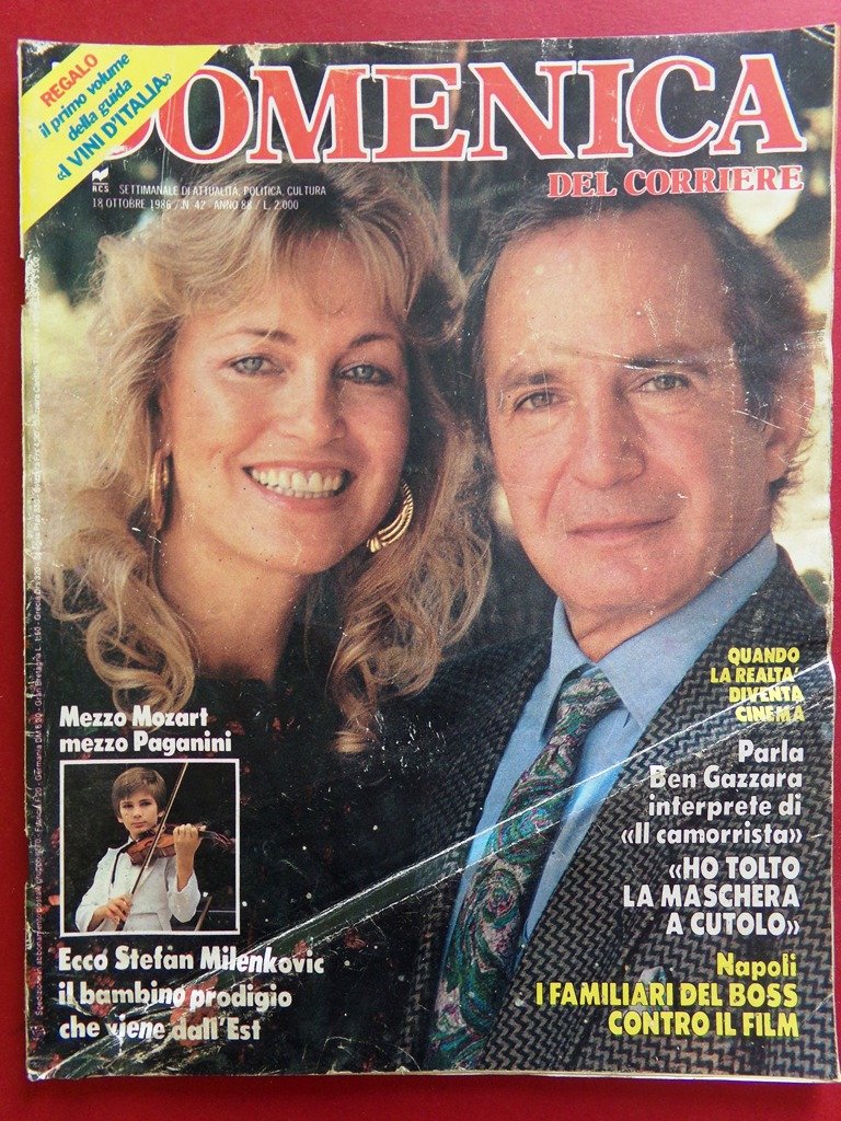 La Domenica del Corriere 18 Ottobre 1986 Polesel Moser Milenkovic …
