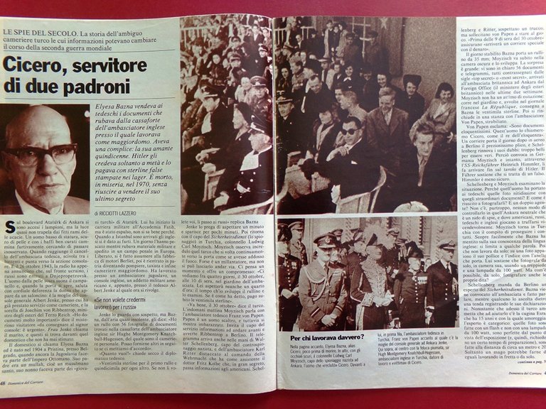La Domenica del Corriere 18 Ottobre 1986 Polesel Moser Milenkovic …