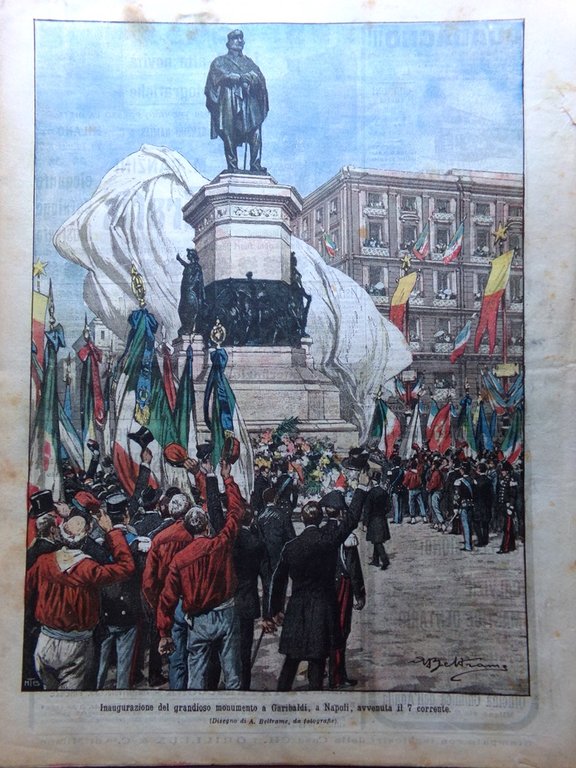 La Domenica del Corriere 18 Settembre 1904 Ferrovia in Albula …