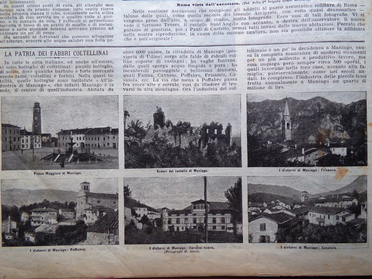 La Domenica del Corriere 18 Settembre 1904 Ferrovia in Albula …