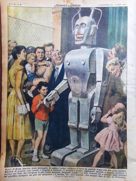 La Domenica del Corriere 18 Settembre 1955 Canal Grande Cavicchi …