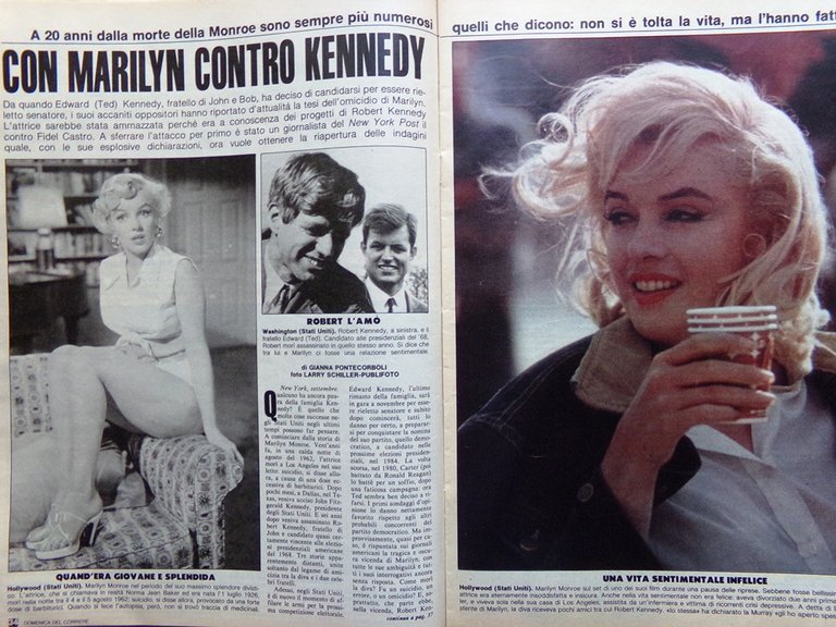 La Domenica del Corriere 18 Settembre 1982 Strage via Carini …