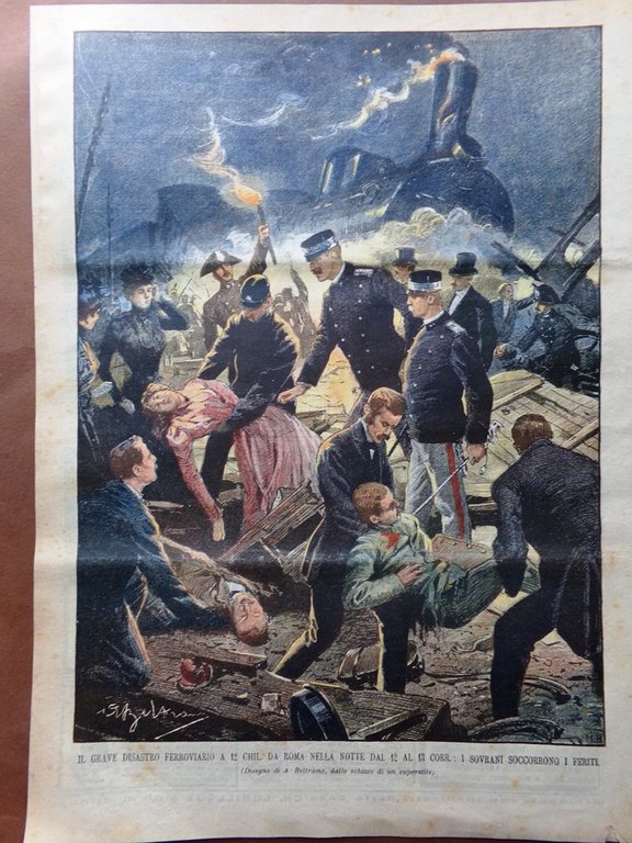 La Domenica del Corriere 19 Agosto 1900 Assassinio Re Umberto …