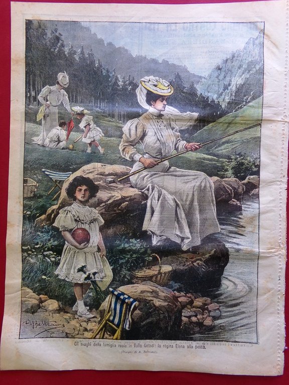 La Domenica del Corriere 19 Agosto 1906 Aviazione Dente Gigante …