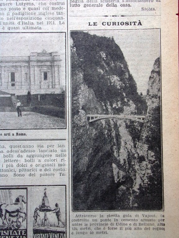 La Domenica del Corriere 19 Aprile 1914 Heyse Mercato Torino …