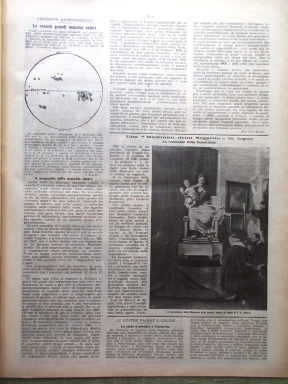 La Domenica del Corriere 19 Febbraio 1905 Madonna Seggiola Ponti … | Immagine Gallery 8