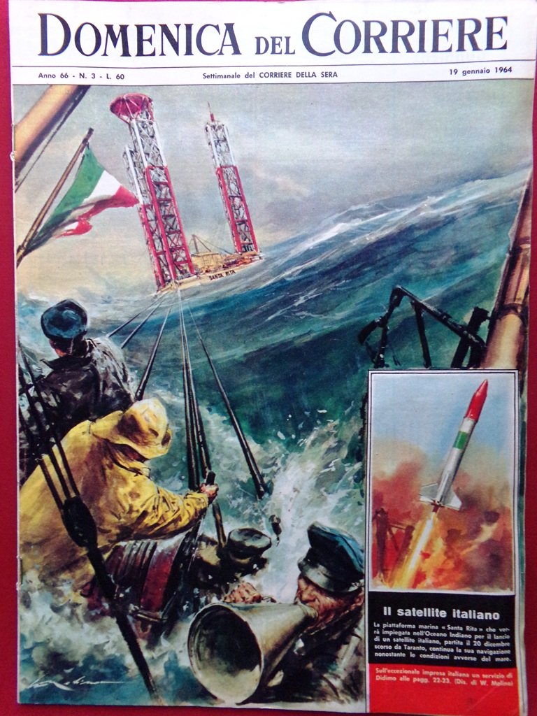 La Domenica del Corriere 19 Gennaio 1964 Papa Paolo VI … | Immagine principale