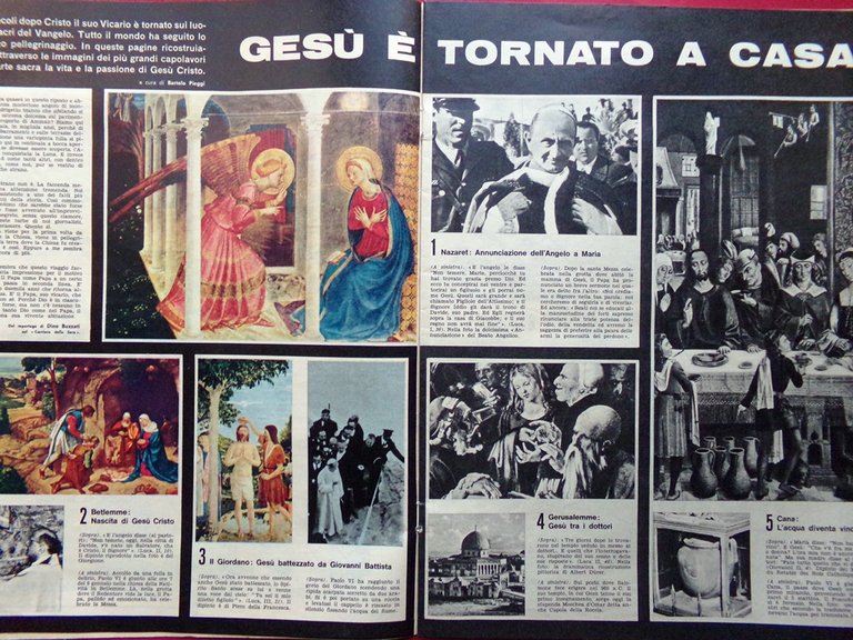 La Domenica del Corriere 19 Gennaio 1964 Papa Paolo VI … | Immagine Gallery 2