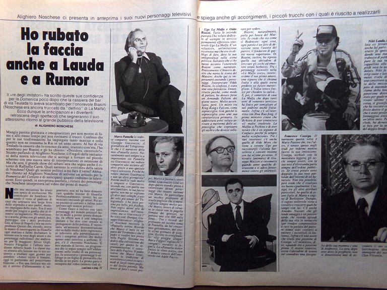 La Domenica del Corriere 19 Gennaio 1978 Noschese Sindona Jr …