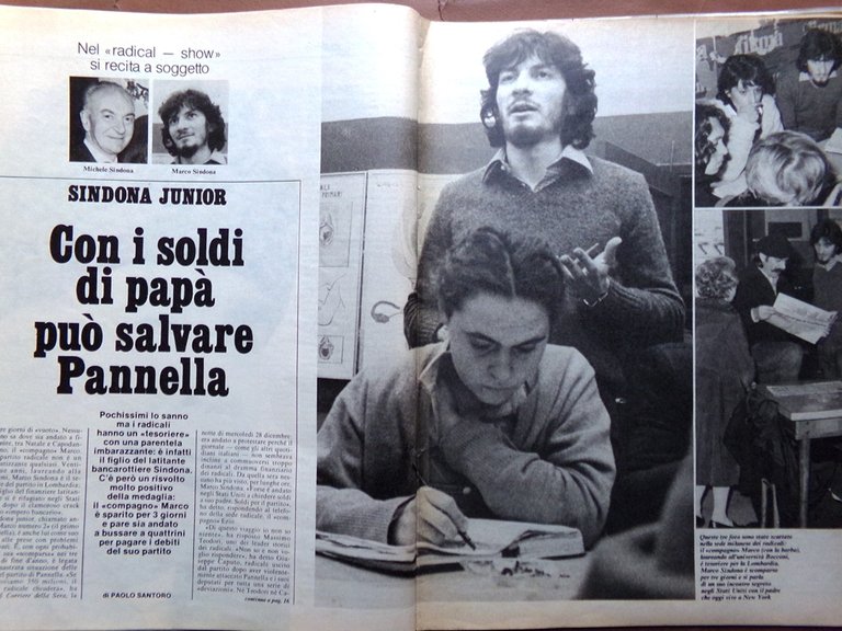 La Domenica del Corriere 19 Gennaio 1978 Noschese Sindona Jr …