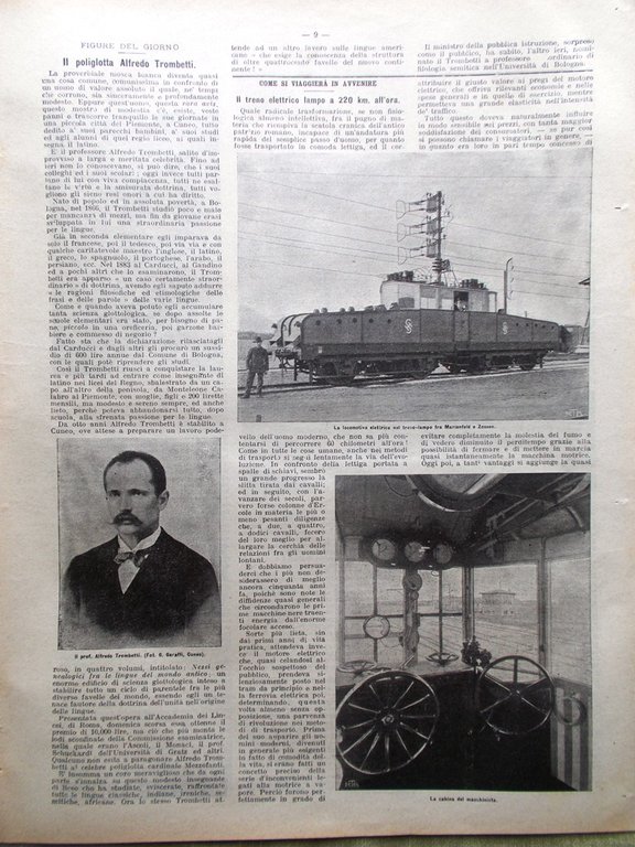 La Domenica del Corriere 19 Giugno 1904 Trombetta Mandrin Elettrico …