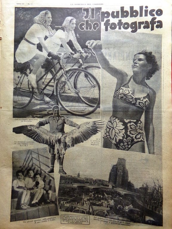 La Domenica del Corriere 19 Giugno 1938 Predappio Stabile Cubi … | Immagine Gallery 2