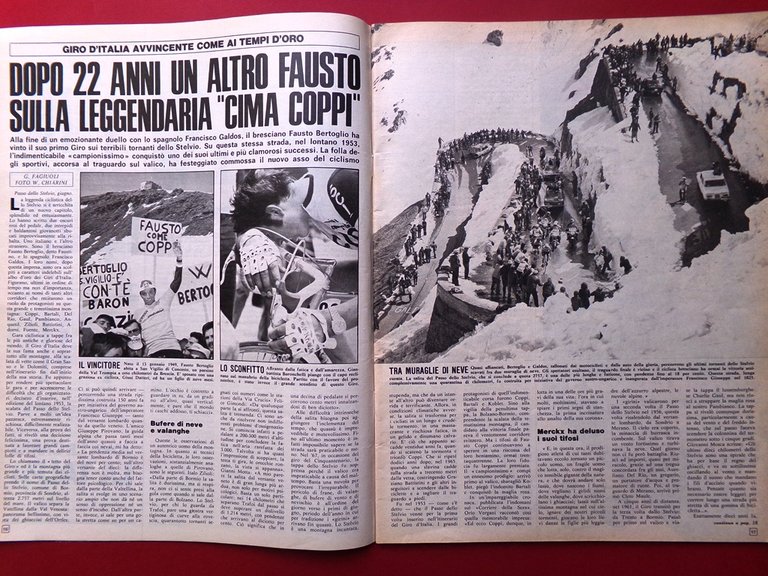 La Domenica del Corriere 19 Giugno 1975 Fatima Marcello Candia …
