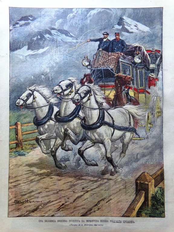 La Domenica del Corriere 19 Luglio 1903 Certosa di Farneta …