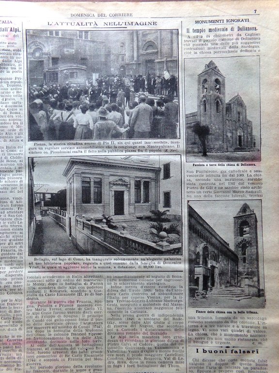 La Domenica del Corriere 19 Luglio 1914 WW1 Dolianova Messico …