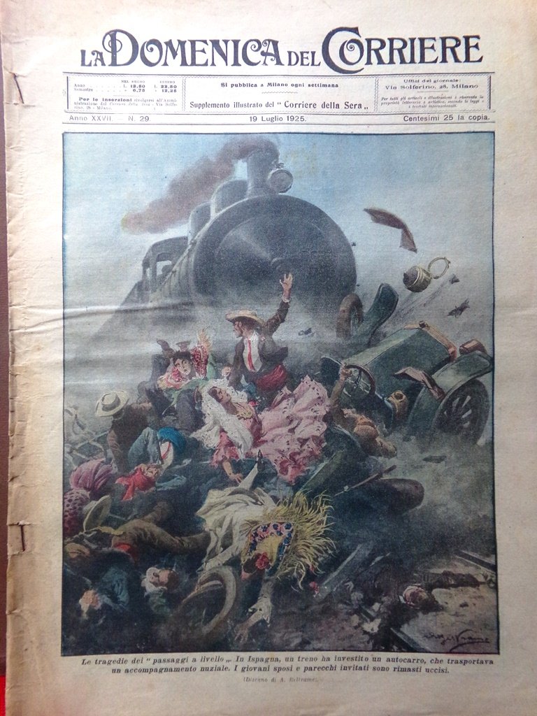 La Domenica del Corriere 19 Luglio 1925 Amundsen Polo Fotografia …