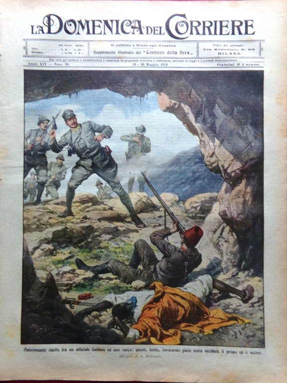 La Domenica del Corriere 19 Maggio 1912 Browning Cagni Mar … | Immagine Gallery 2