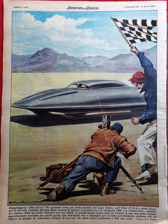 La Domenica del Corriere 19 Maggio 1957 Doris Day Garlasco …