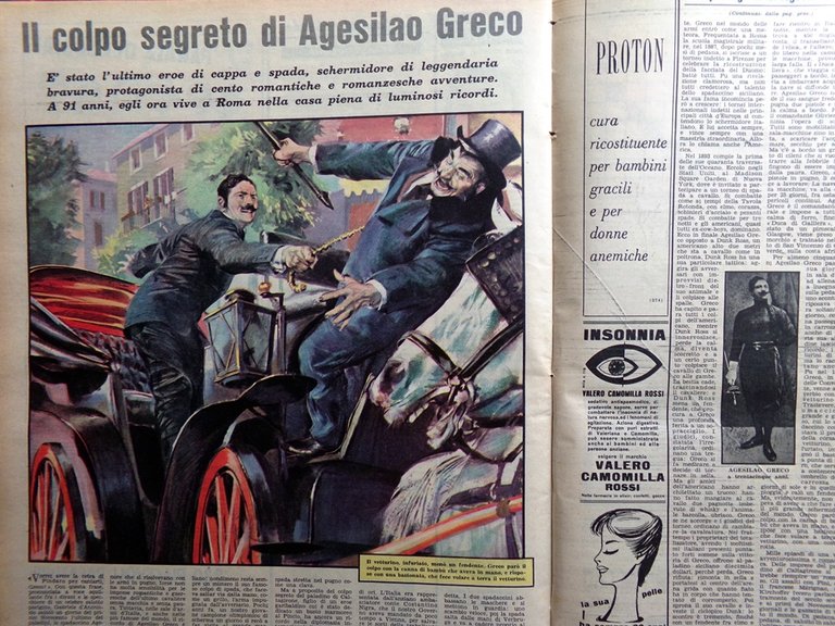 La Domenica del Corriere 19 Maggio 1957 Doris Day Garlasco …