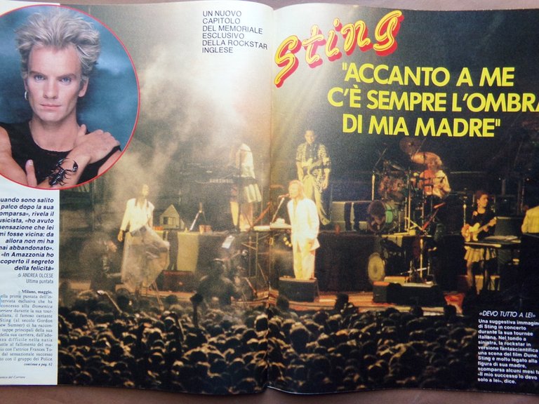 La Domenica del Corriere 19 Maggio 1988 Sting Polonia Galitzine …