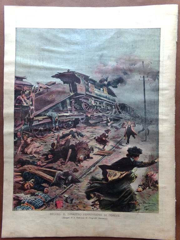 La Domenica del Corriere 19 Marzo 1899 Andrée Disastro Forest …