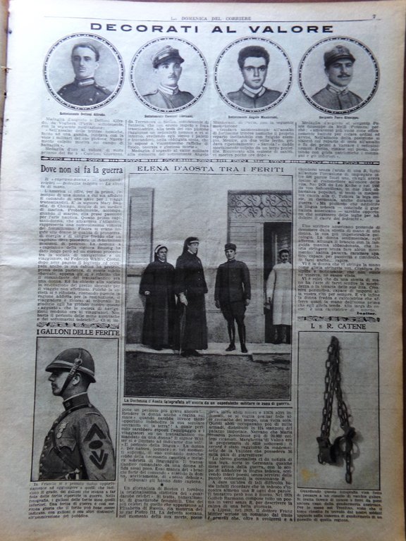 La Domenica del Corriere 19 Marzo 1916 WW1 Trincea Centrale …