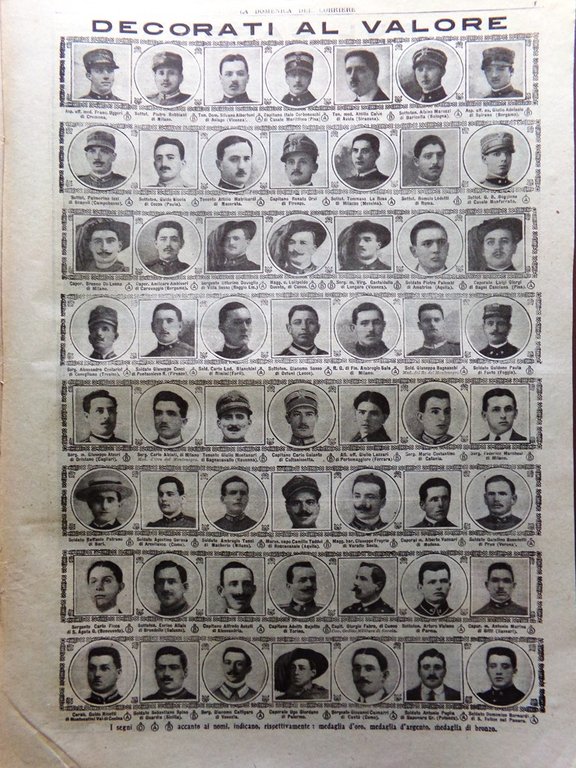La Domenica del Corriere 19 Novembre 1916 WW1 Carso Santi …