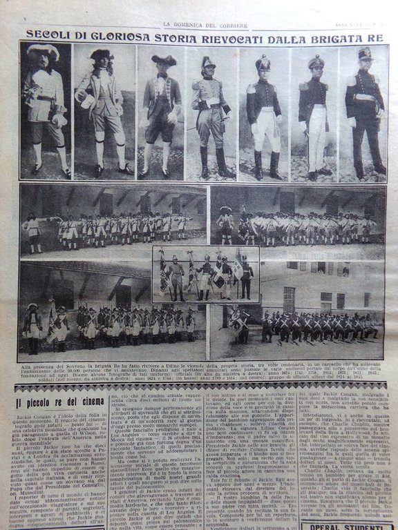 La Domenica del Corriere 19 Ottobre 1924 Coogan Gignese Aviazione …