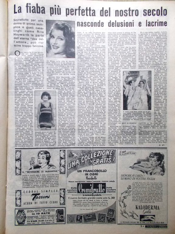 La Domenica del Corriere 19 Ottobre 1952 Eroi di Beltrame … | Immagine Gallery 2