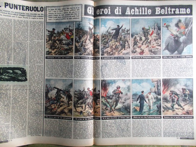 La Domenica del Corriere 19 Ottobre 1952 Eroi di Beltrame … | Immagine Gallery 4