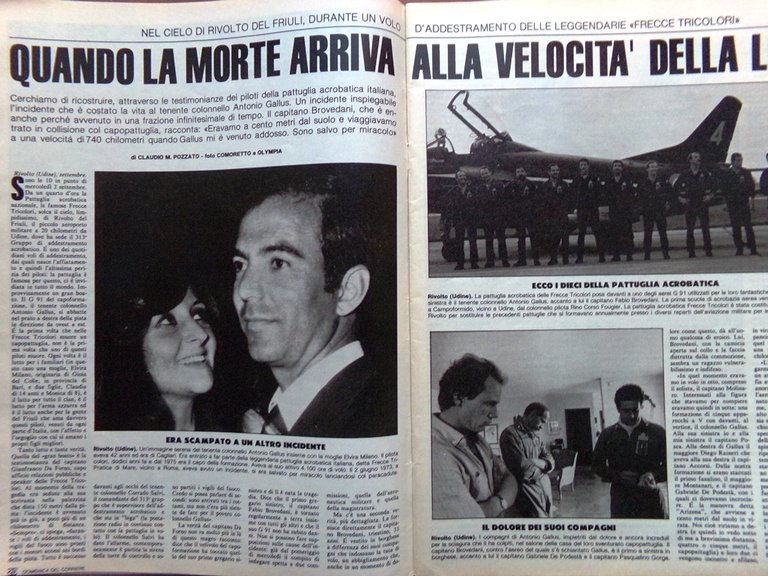 La Domenica del Corriere 19 Settembre 1981 Nozze Paolo Rossi …