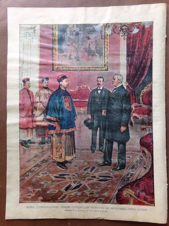 La Domenica del Corriere 2 Aprile 1899 Rocca Pietore Jupiter …