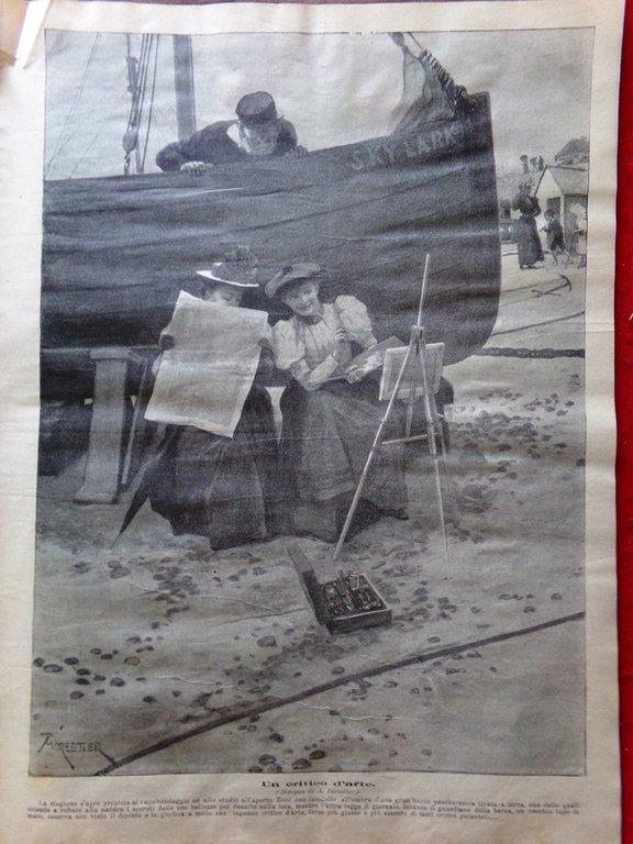 La Domenica del Corriere 2 Aprile 1899 Rocca Pietore Jupiter …
