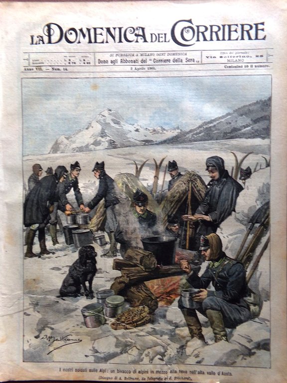 La Domenica del Corriere 2 Aprile 1905 Morte di Jules … | Immagine Gallery 1