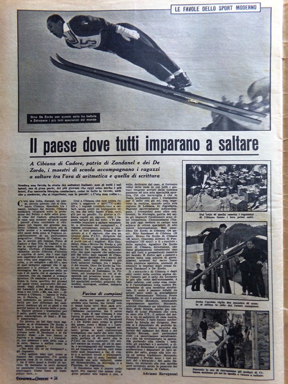 La Domenica del Corriere 2 Aprile 1961 Terremoto Messina Goebbels …