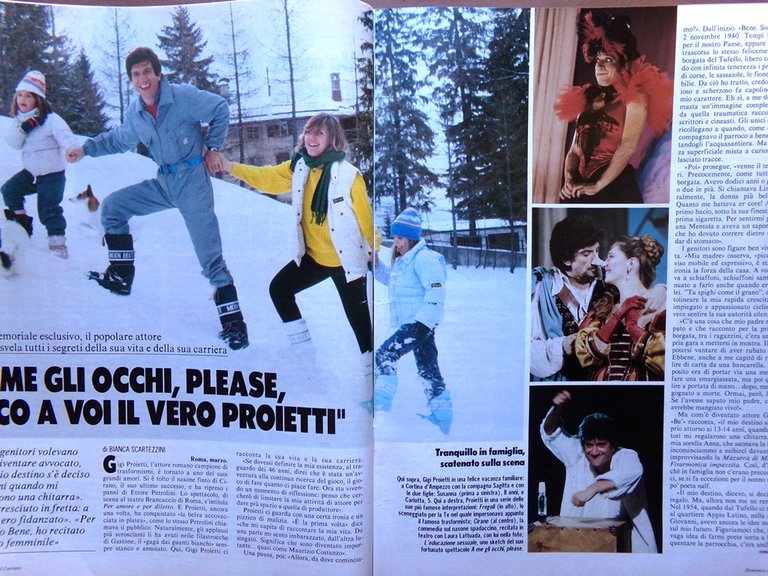 La Domenica del Corriere 2 Aprile 1987 Proietti Baudo Parise …