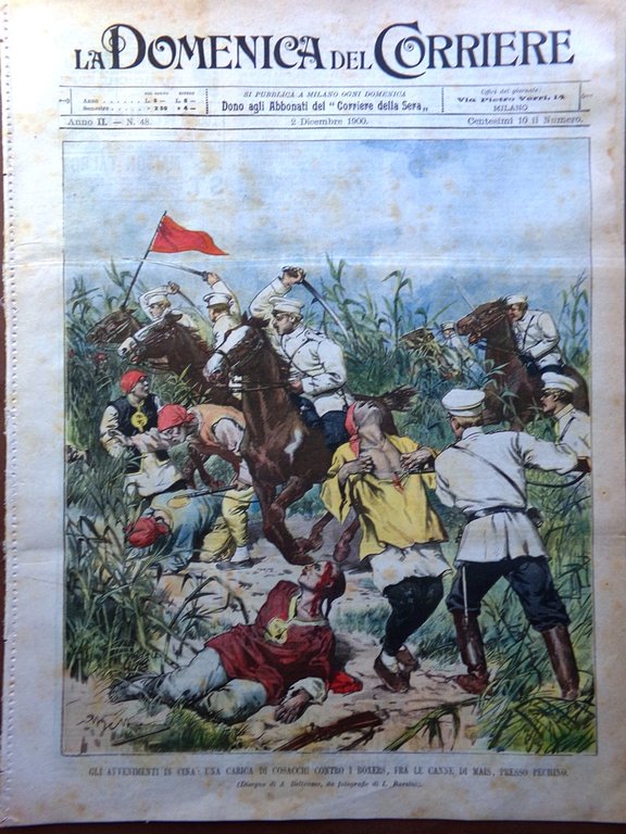 La Domenica del Corriere 2 Dicembre 1900 Pechino Paul Kruger … | Immagine Gallery 1