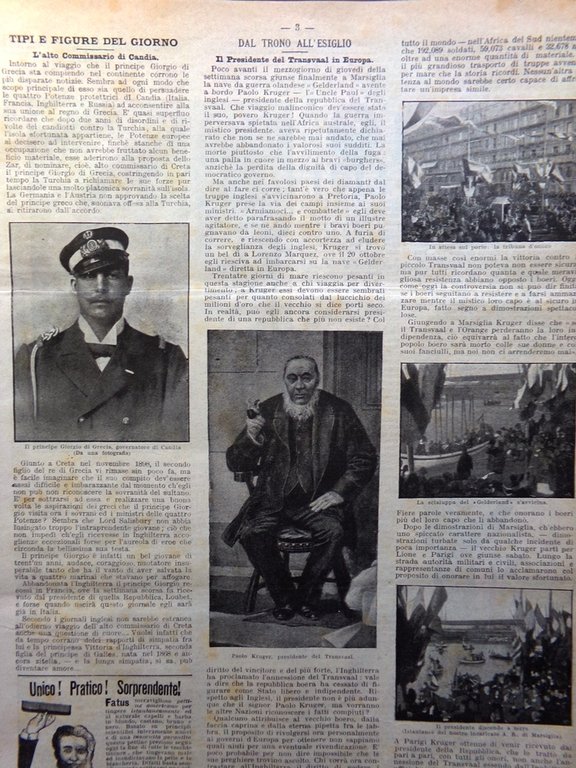 La Domenica del Corriere 2 Dicembre 1900 Pechino Paul Kruger …