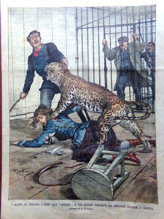 La Domenica del Corriere 2 Febbraio 1902 Marconi Ito Filippo …