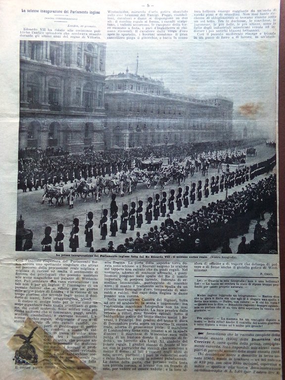 La Domenica del Corriere 2 Febbraio 1902 Marconi Ito Filippo …